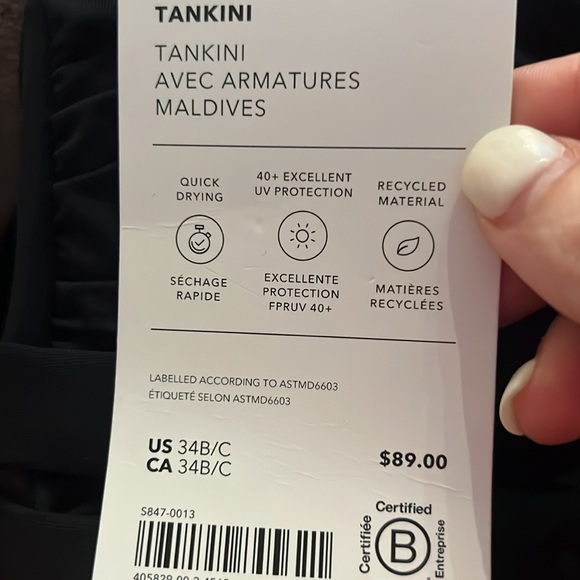 NWT Athleta Maldives Bra Cup Tankini - Picture 11 of 11